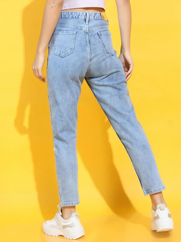 Women Mom Fit Jeans