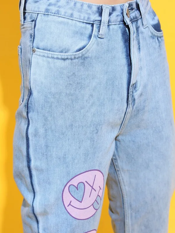 Women Mom Fit Jeans