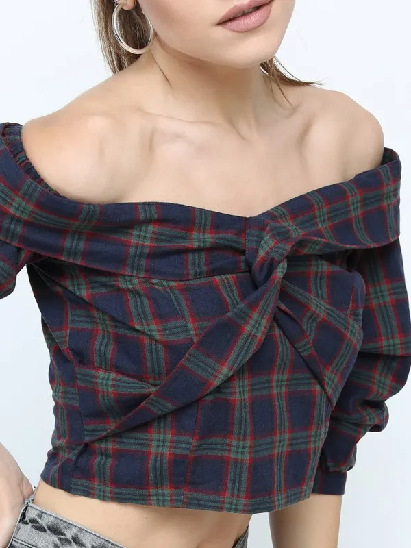 Checked Regular Top