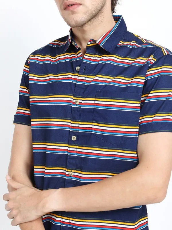 Men Slim Fit Casual Shirt