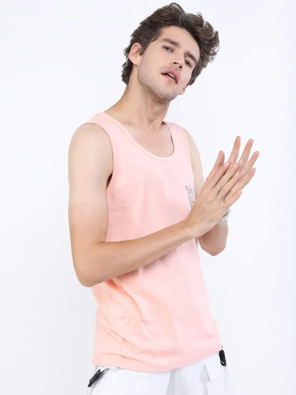 Men Printed Round Neck T-shirt