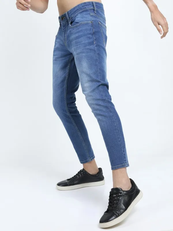  Highlander Men Blue Skinny Fit Clean Look Jeans