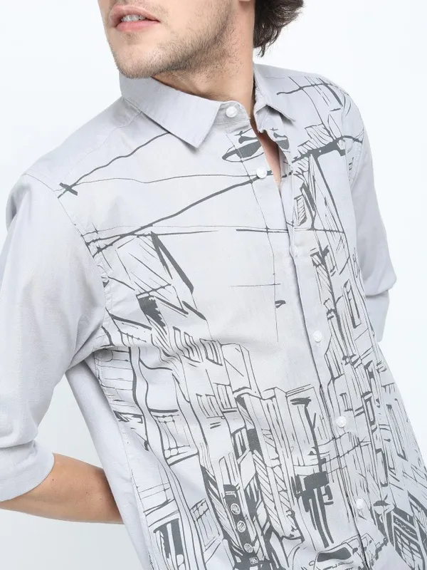 Men Slim Fit Casual Shirt