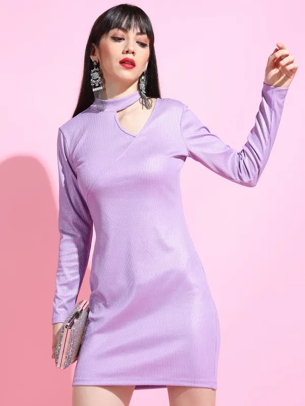Solid Bodycon Dress
