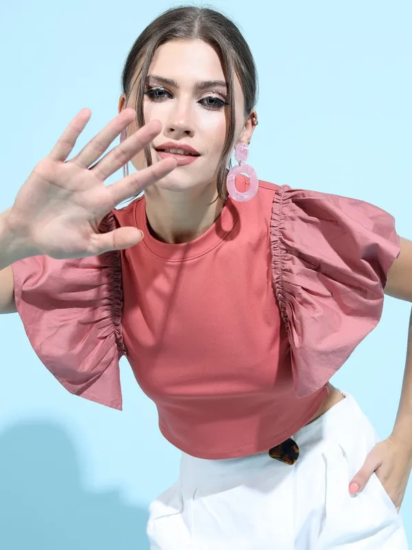 Solid Fitted Top