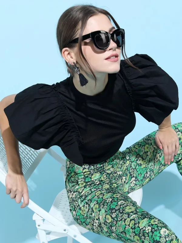 Solid Fitted Top