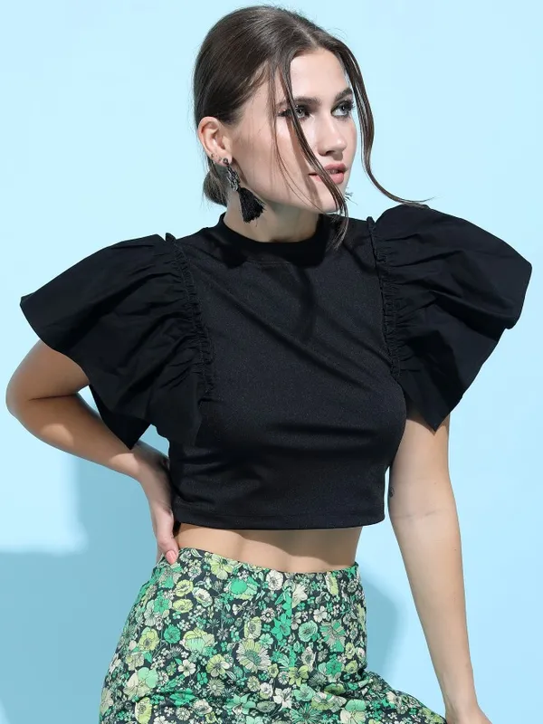 Solid Fitted Top