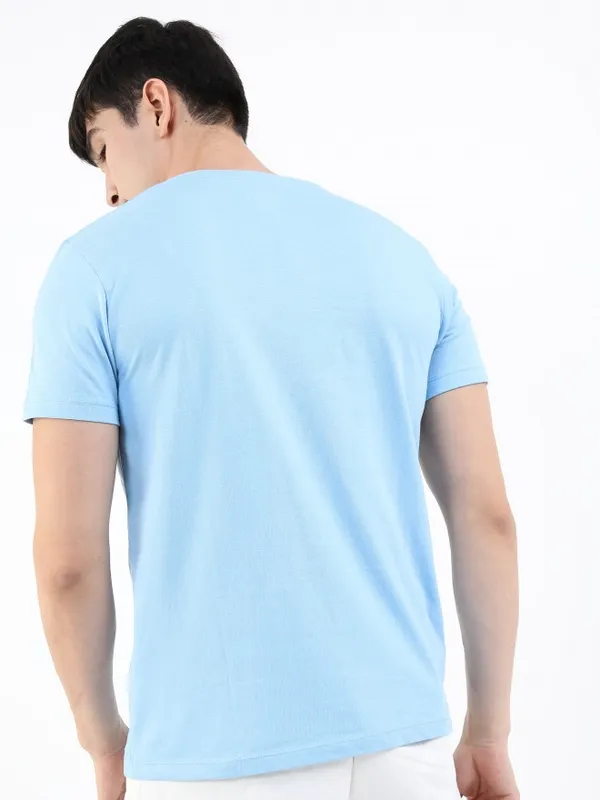 Men Printed Round Neck T-shirt