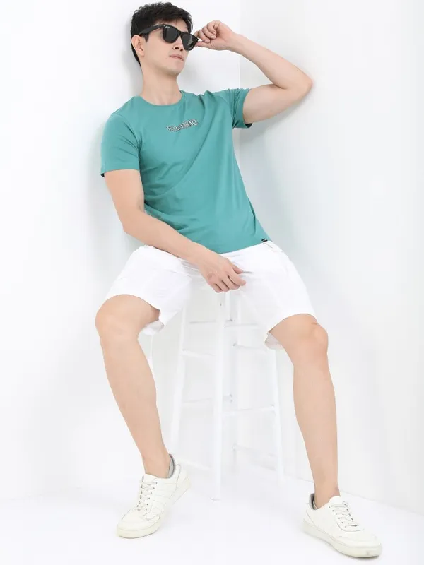 Men Printed Round Neck T-shirt