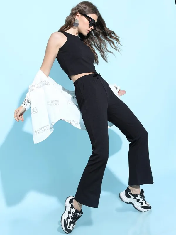  Tokyo Talkies Women Black Co-Ords