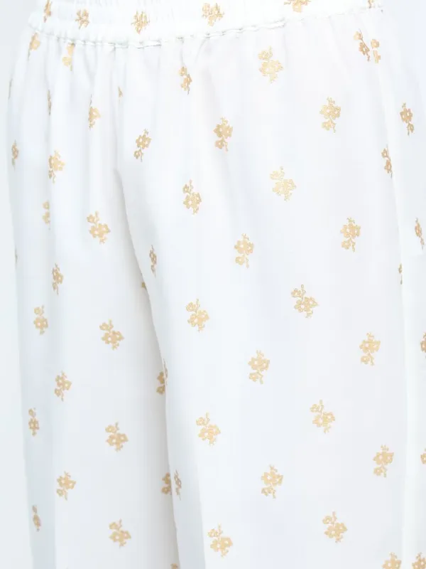  Vishudh Women Pink Printed Kurta Sets