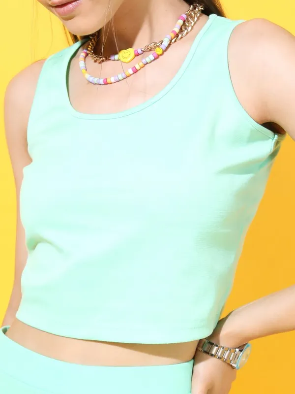 Solid Fitted Top