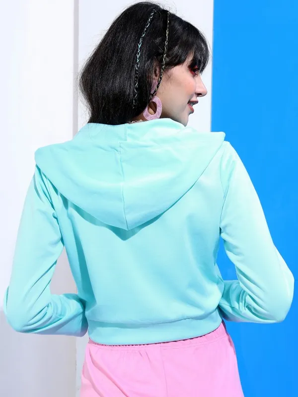  Tokyo Talkies Women Blue Solid Regular Tops