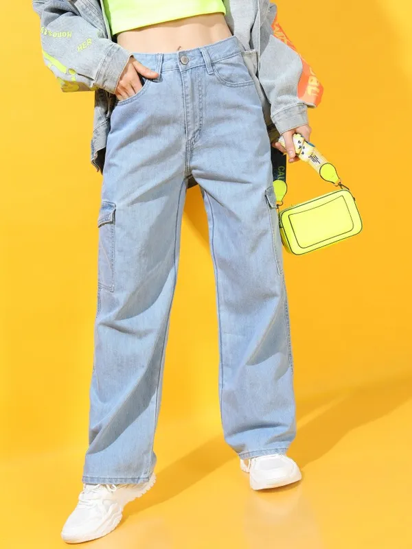  Tokyo Talkies Women Blue Regular Fit Clean Look Jeans