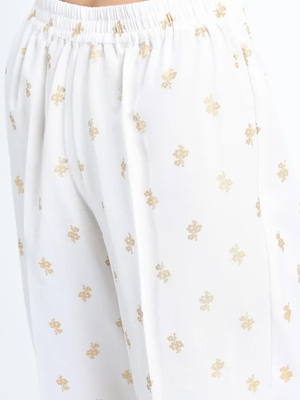  Vishudh Women Pink Printed Kurta Sets