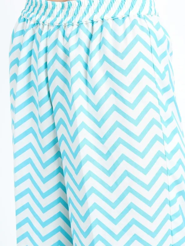  Vishudh Women Turquoise Printed Kurta Sets