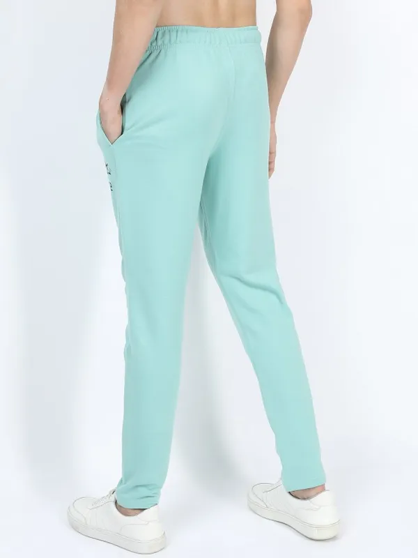  Ketch Men Green Slim Fit Track Pants