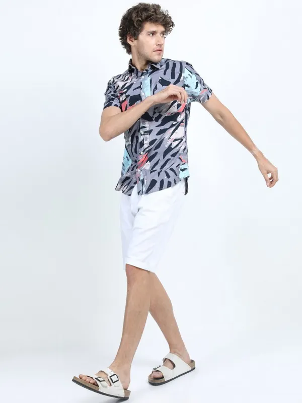 Men Slim Fit Casual Shirt