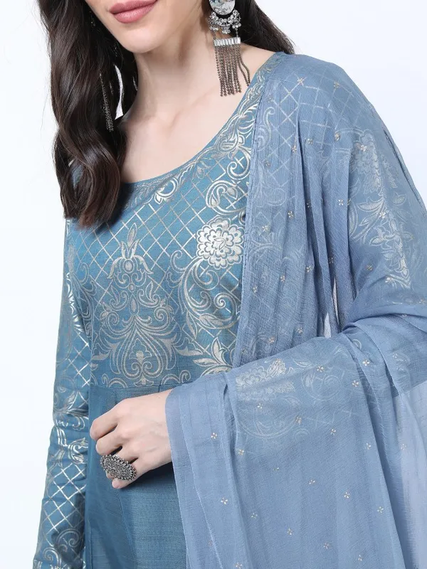 Printed A-Line Dress