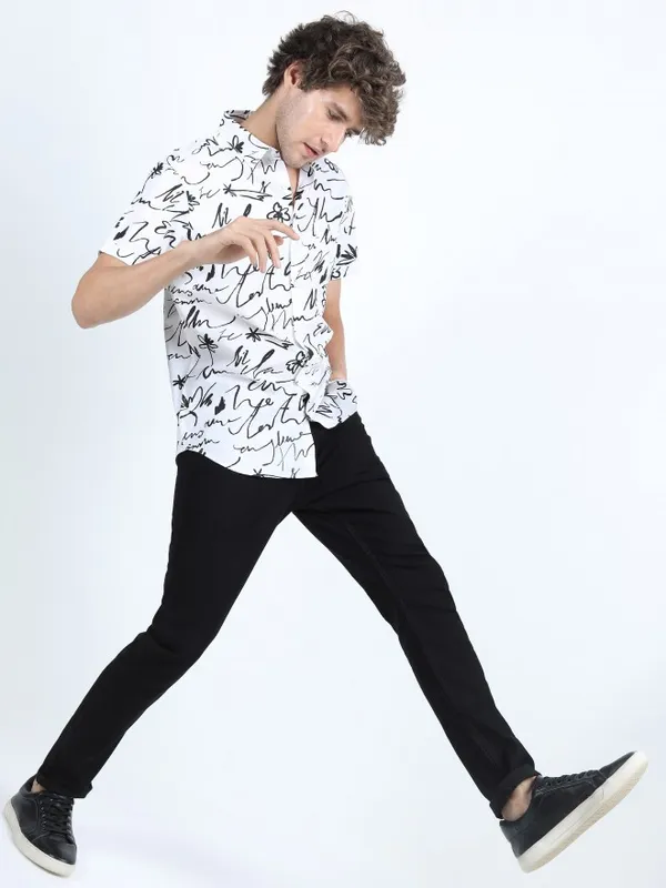  Ketch Men Black Slim Fit Clean Look Jeans