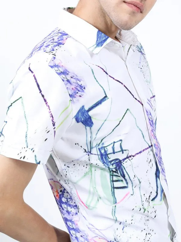 Men Slim Fit Casual Shirt