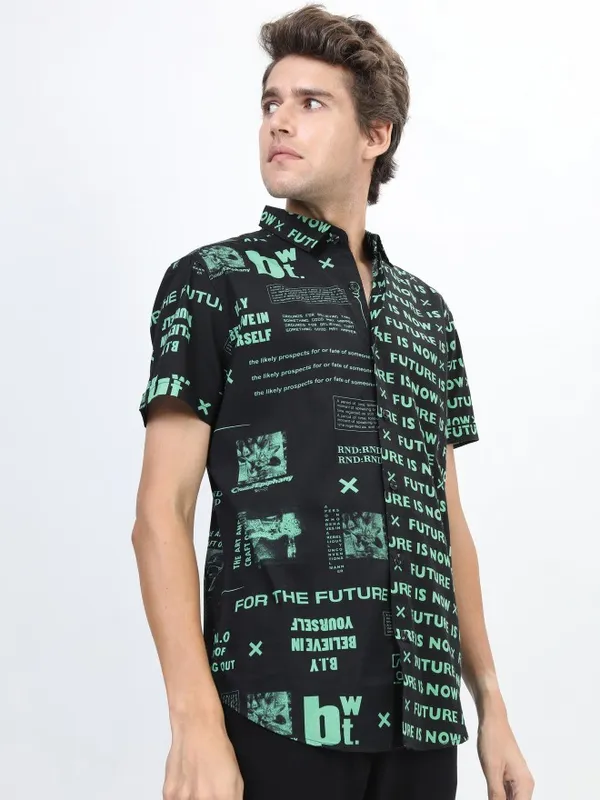 Men Slim Fit Casual Shirt