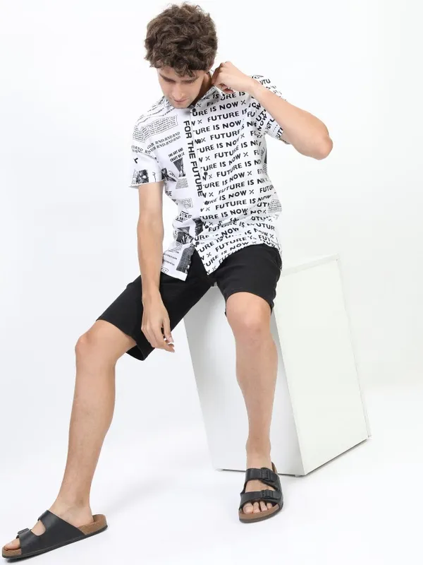 Men Slim Fit Casual Shirt