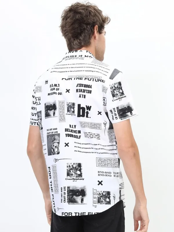 Men Slim Fit Casual Shirt