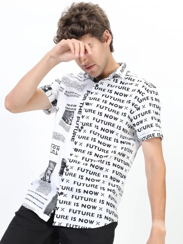 Men Slim Fit Casual Shirt