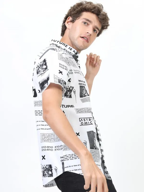 Men Slim Fit Casual Shirt