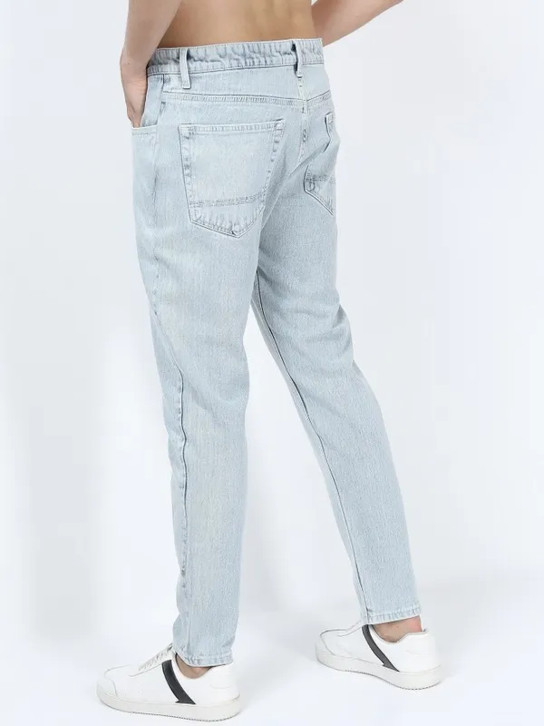  Ketch Men Blue Tapered Fit Clean Look Jeans