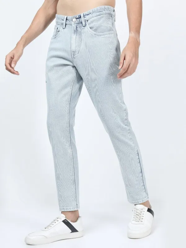  Ketch Men Blue Tapered Fit Clean Look Jeans