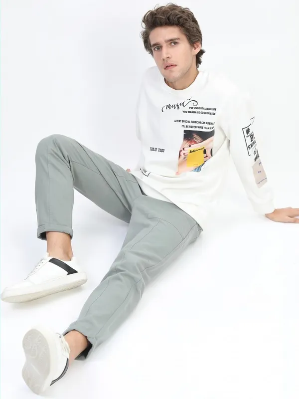 Men Regular Fit Trousers