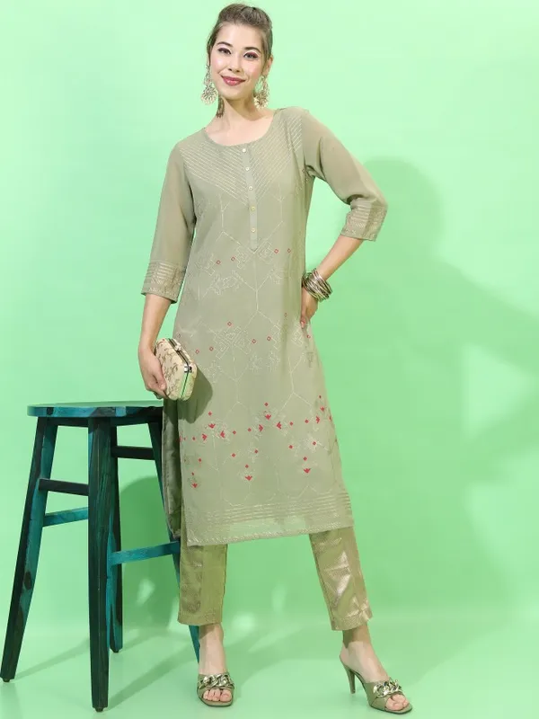 Printed Straight Kurta