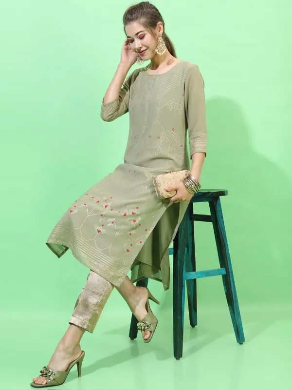 Printed Straight Kurta