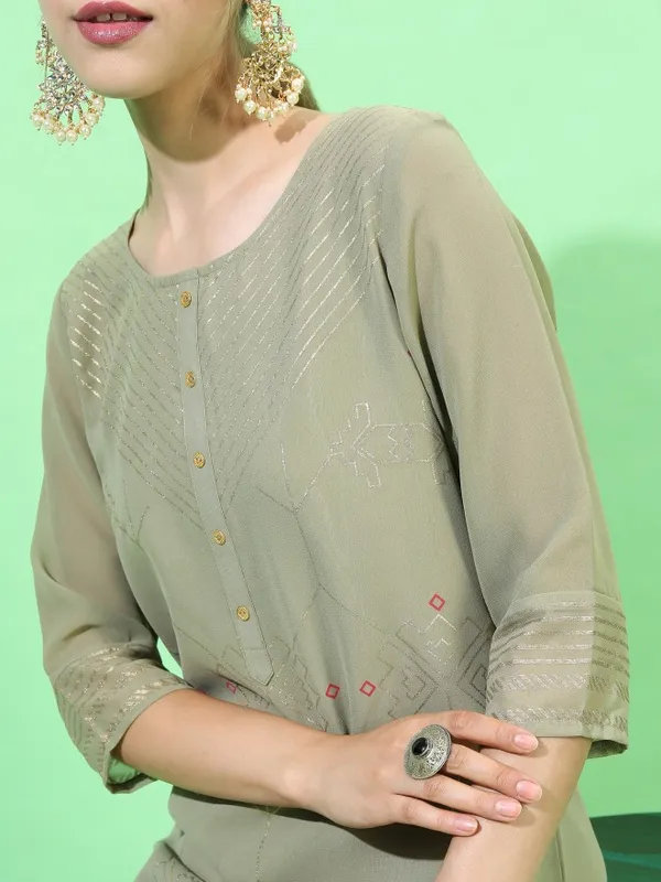 Printed Straight Kurta