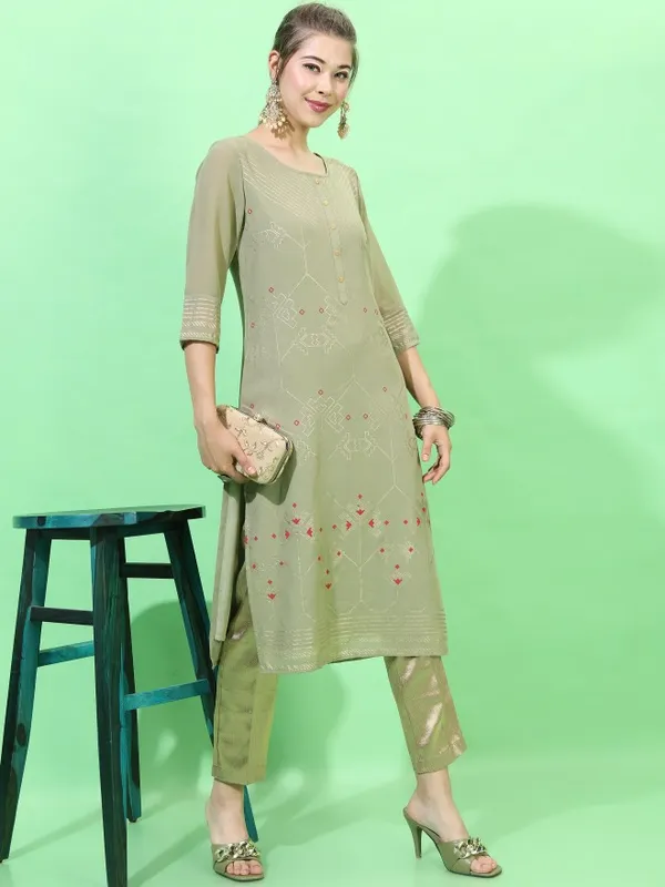 Printed Straight Kurta