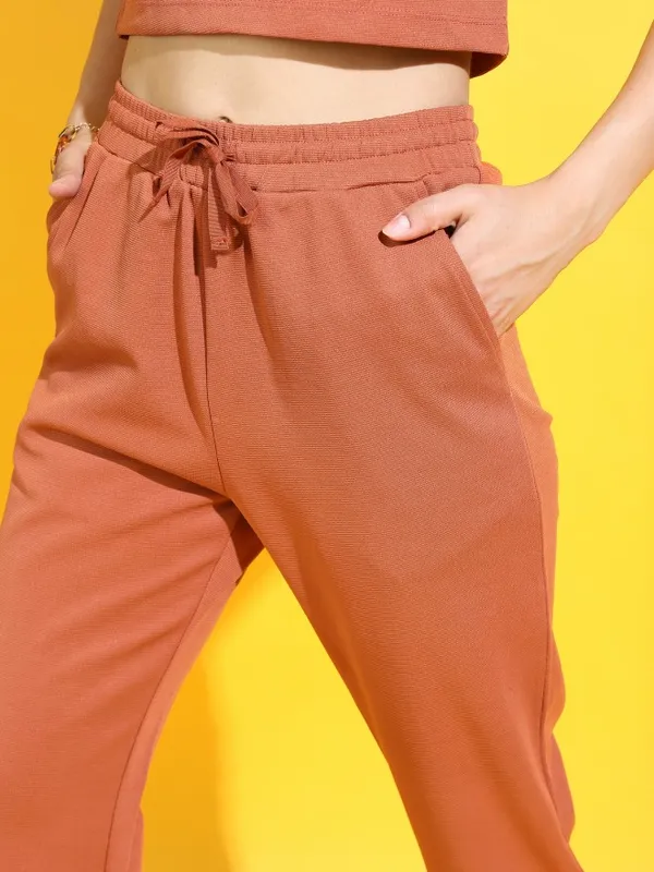  Tokyo Talkies Women Terracotta Co-Ords