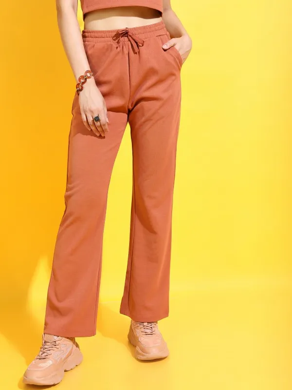  Tokyo Talkies Women Terracotta Co-Ords