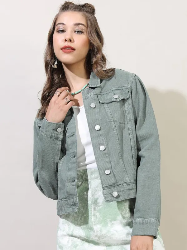 Women Solid Jackets