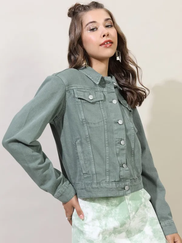 Women Solid Jackets
