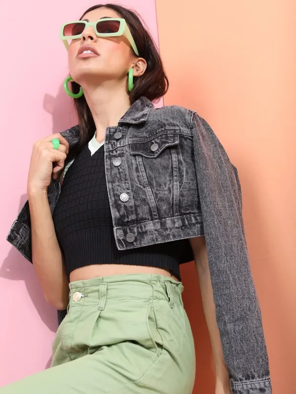 Women Solid Jackets