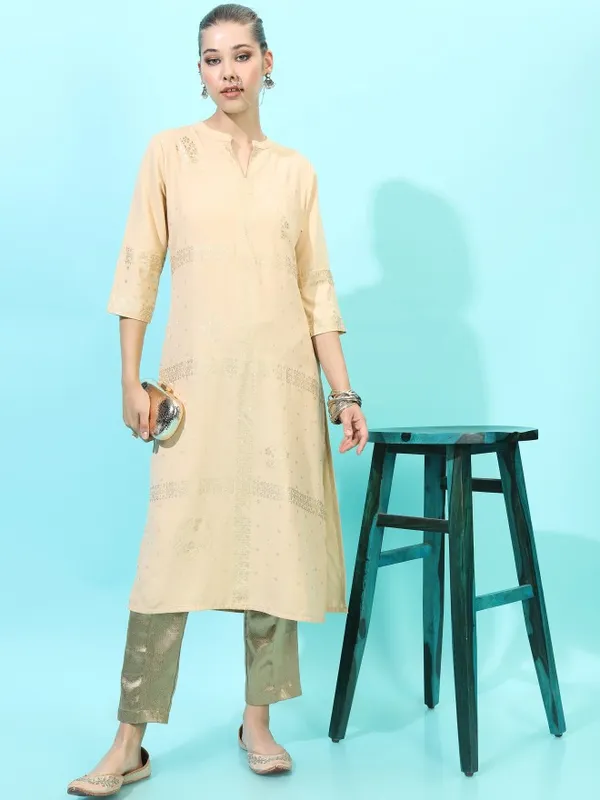 Printed Straight Kurta