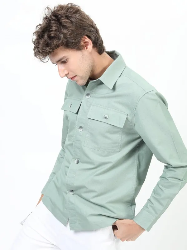 Men Slim Fit Casual Shirt