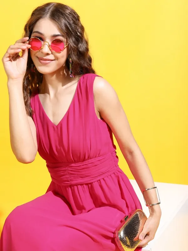 Solid Maxi Dress
