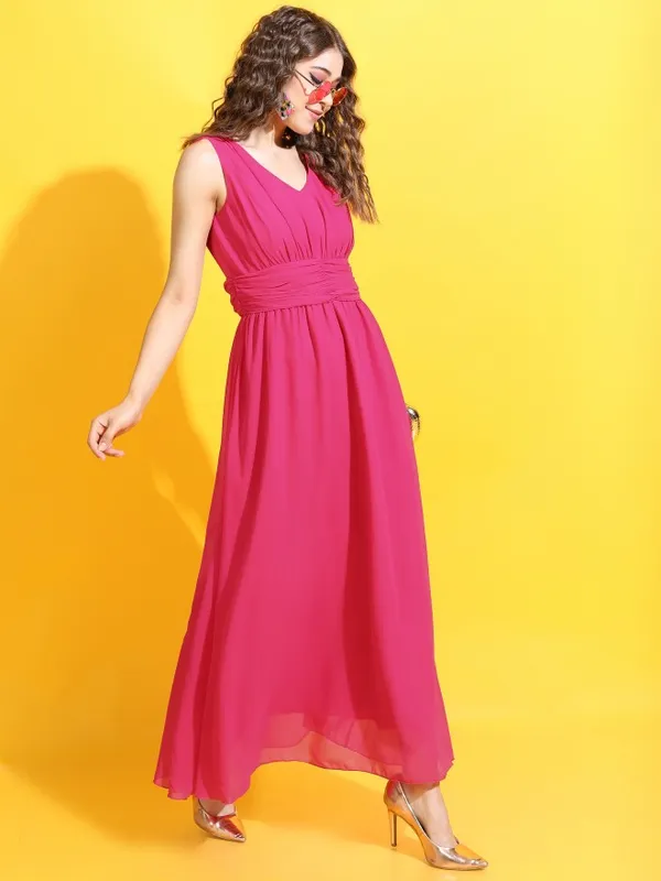Solid Maxi Dress