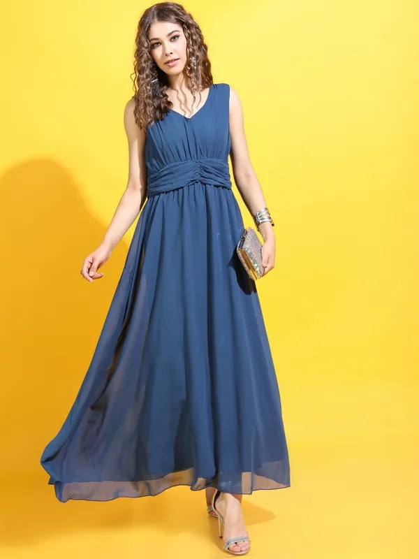 Solid Maxi Dress