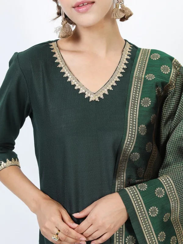 Women Kurta with Trouser & Dupatta