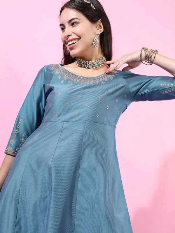 Women Kurta Palazzo And Dupatta