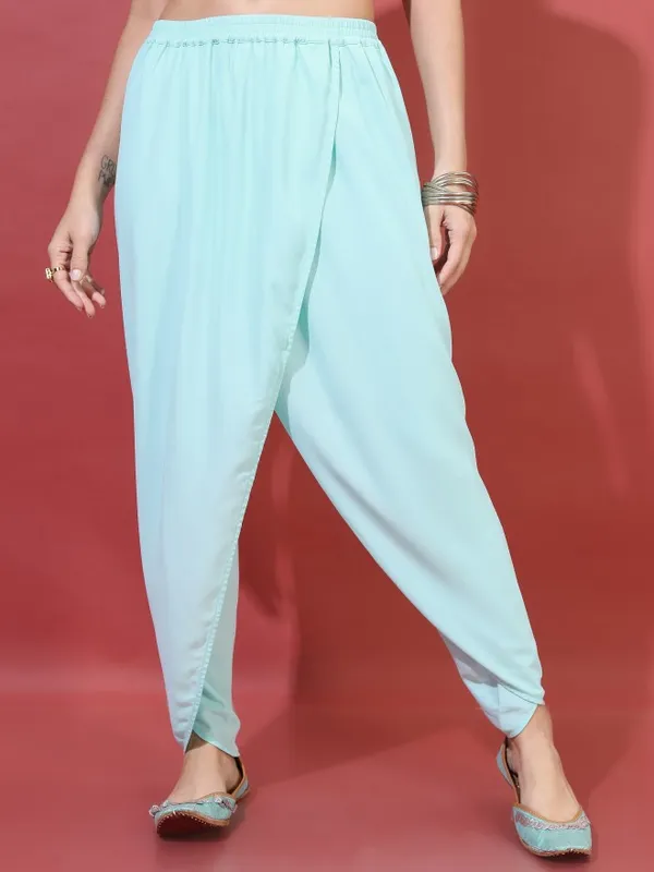  Vishudh Women Blue Embroidered Kurta Sets